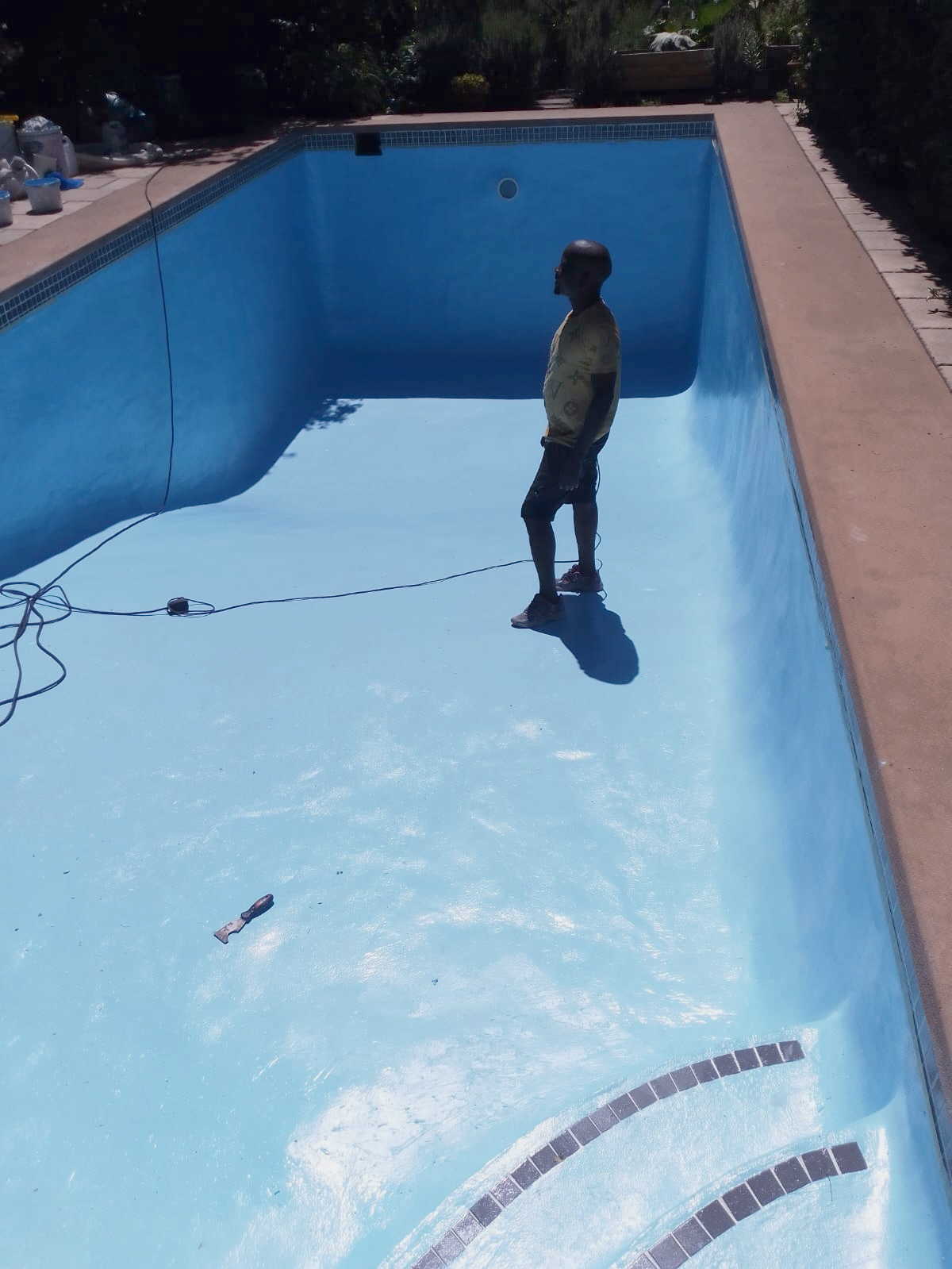 Repainting pool Cape Town